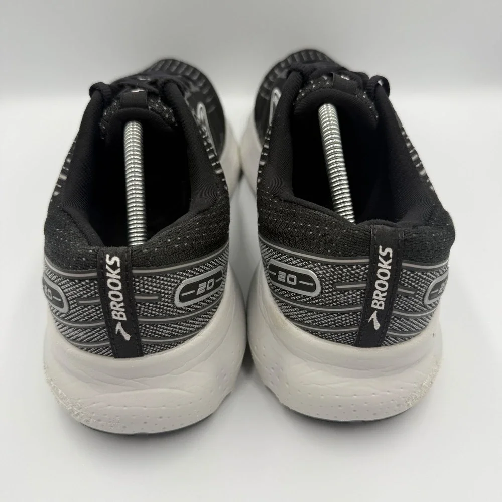 Brooks Glycerin‎ 20 Black White Running Shoes Men's Size 13 Wide 2E Sneakers